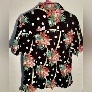 ARIZONA JEAN COMPANY FLOWERY MENS SHIRT SIZE MEDIUM
